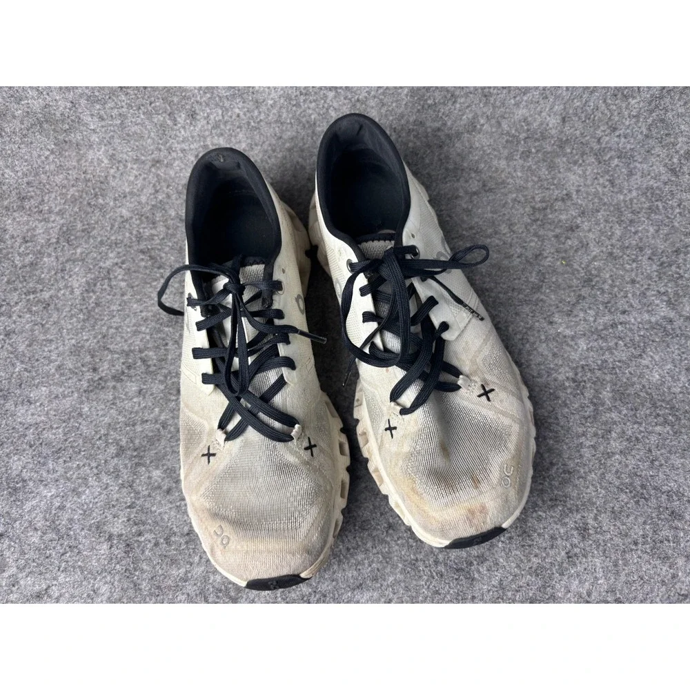 On Cloud X Running Shoes Womens 8.5 White Black CloudTec Trainers 60.98697